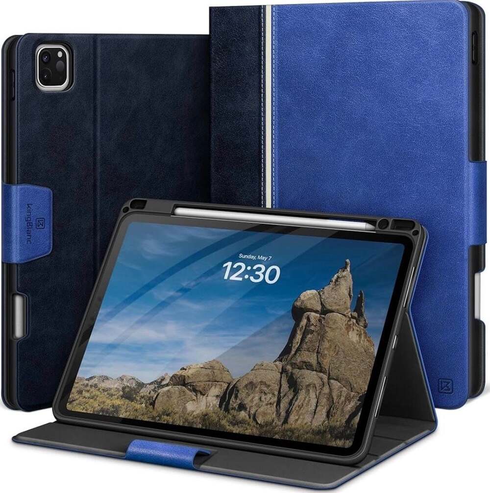 KingBlanc Vegan Leather Case for iPad Pro 11-inch (M4/M5) 2024/2025